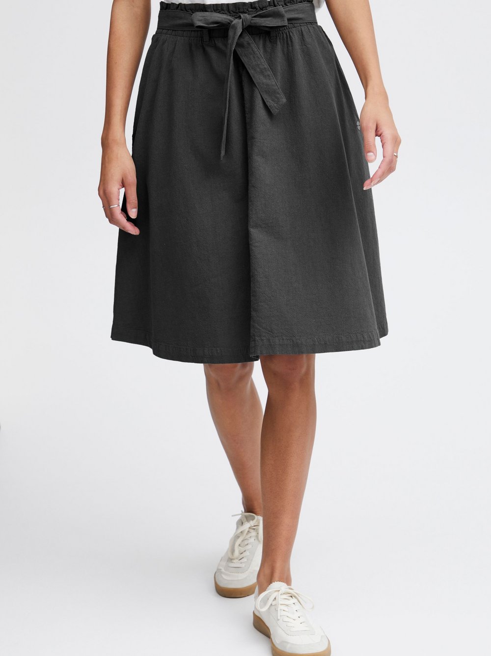 Thumbnail - OXMO A-Linien-Rock Damen Baumwolle schwarz, 38