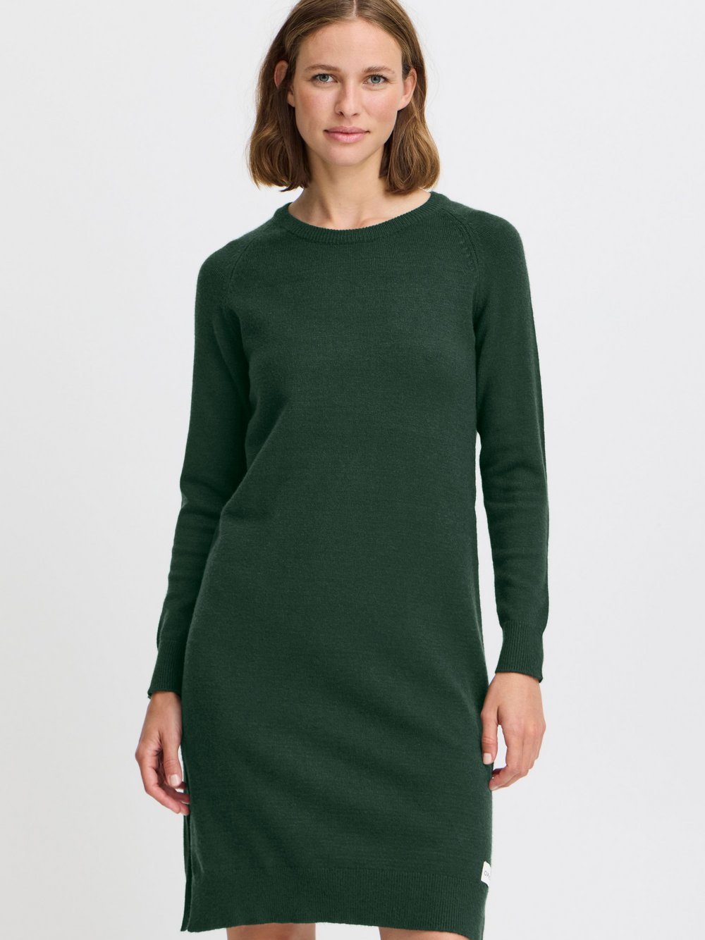 OXMO Strickkleid Damen grün meliert, XL