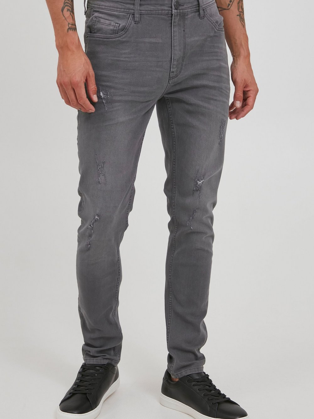 11 Project 5-Pocket-Jeans Herren grau, 36-32