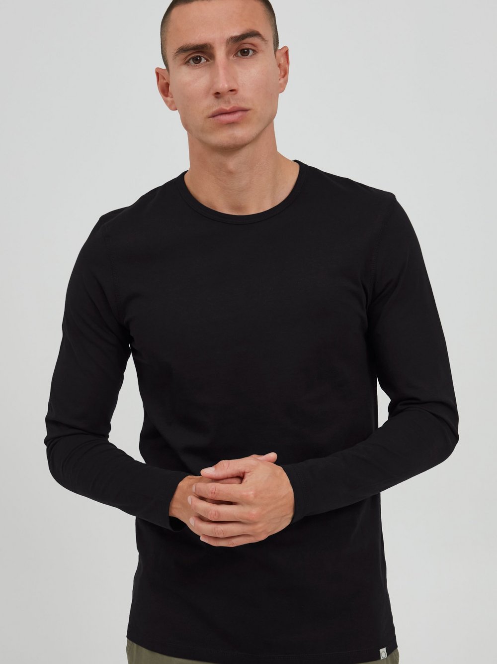 11 Project Longsleeve Herren Baumwolle schwarz, XXL