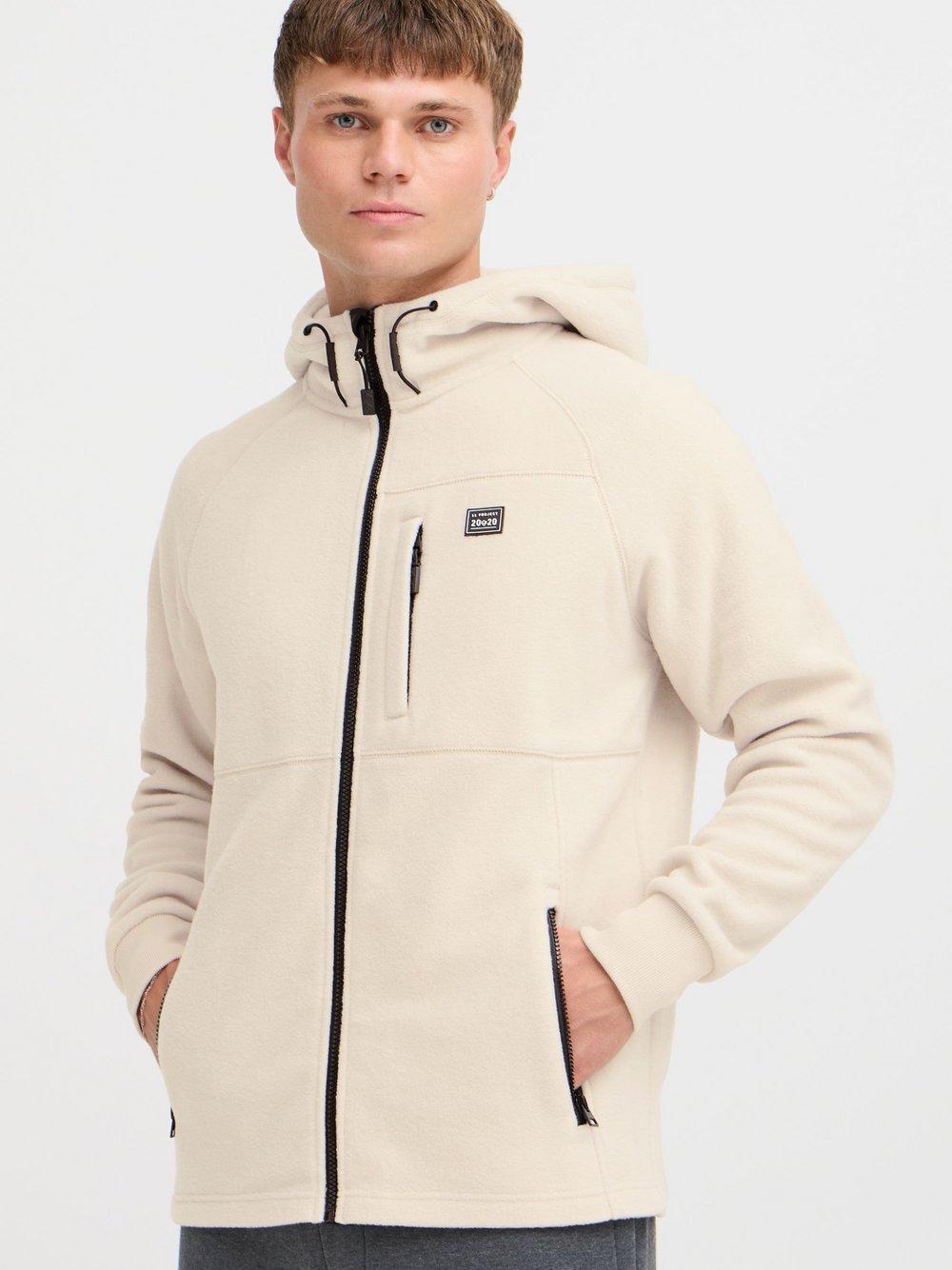 11 Project Fleecejacke Herren beige, XXL