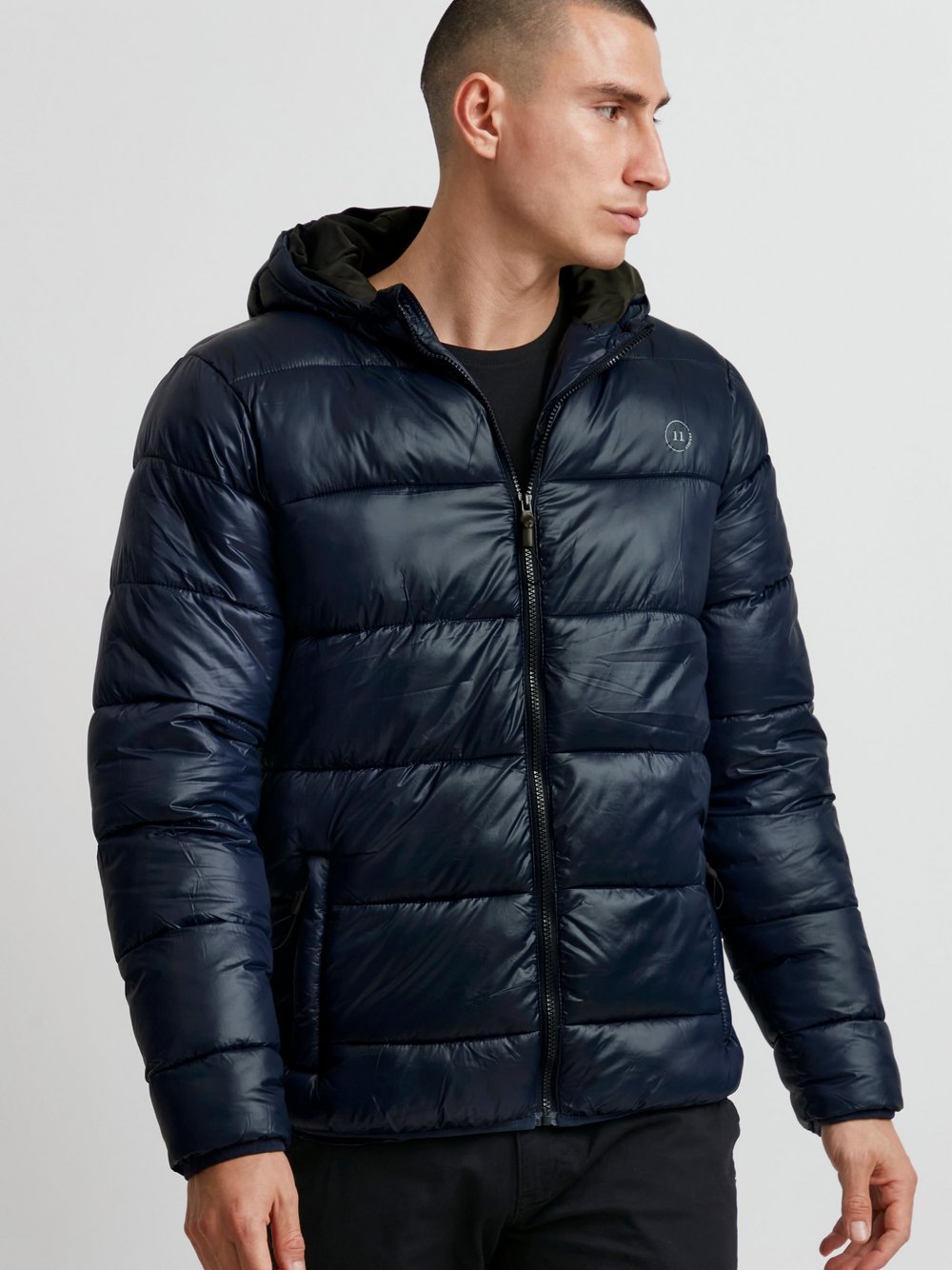 11 Project Steppjacke Herren blau, L