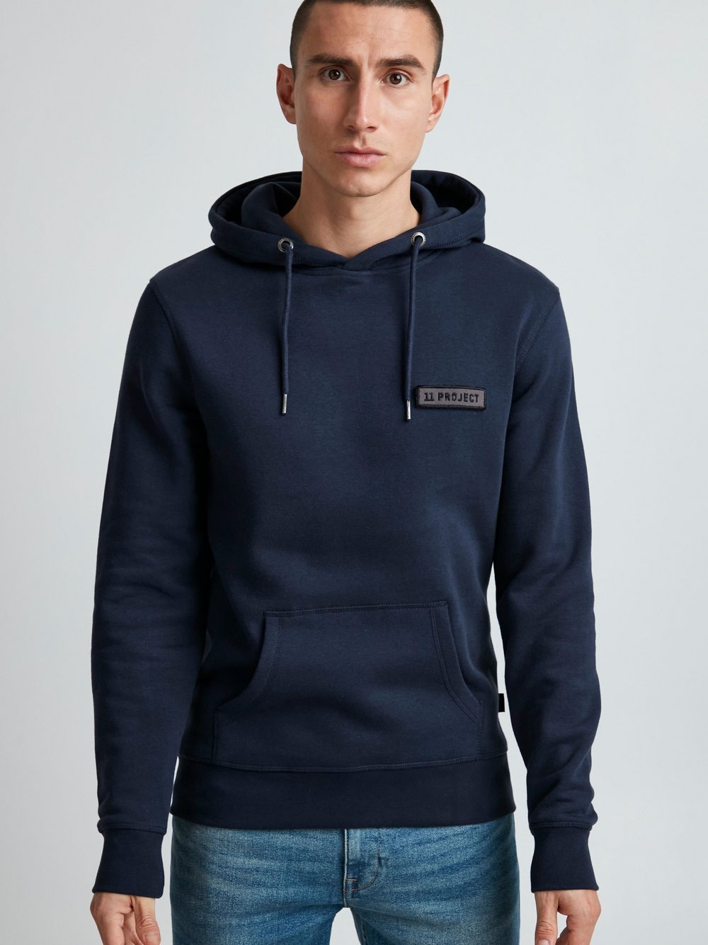 Thumbnail - 11 Project Hoodie Herren blau, L