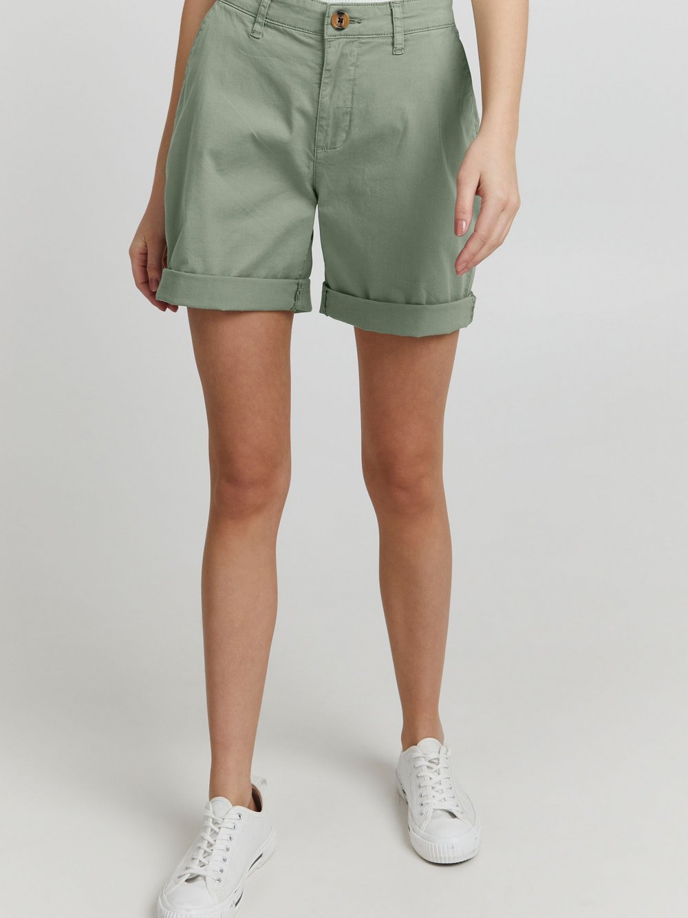 OXMO Cargoshorts Damen Baumwolle grün, 36