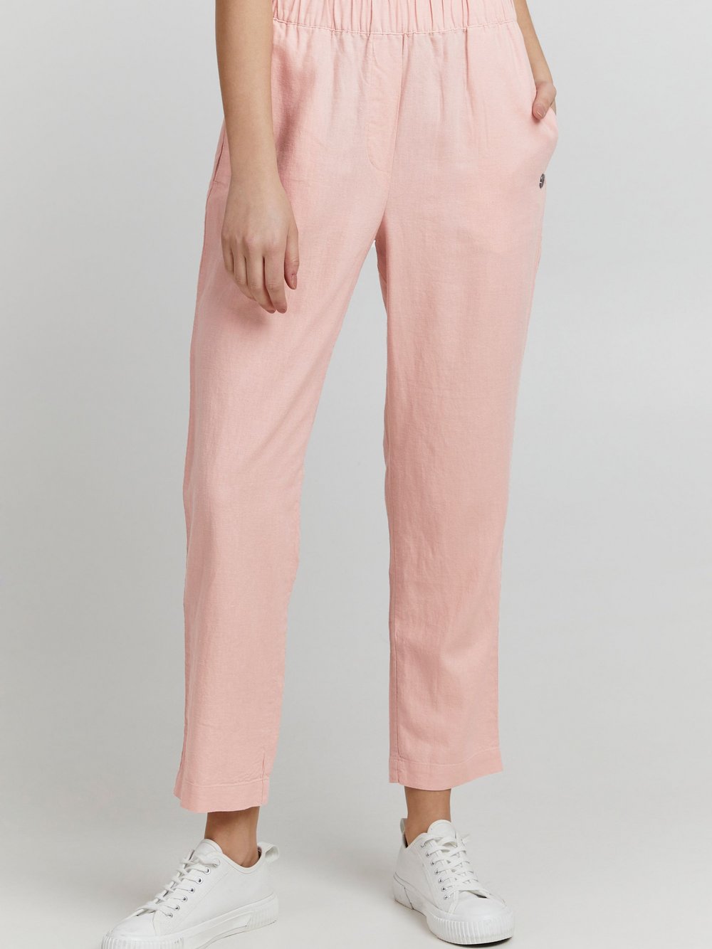 OXMO Stoffhose Damen Viskose rosa, 40