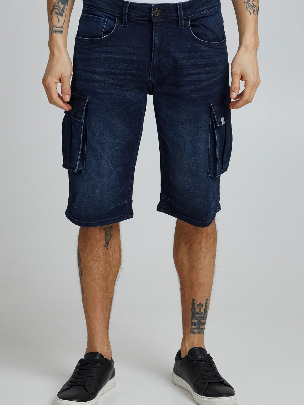 11 Project Cargoshorts Herren Baumwolle blau, L