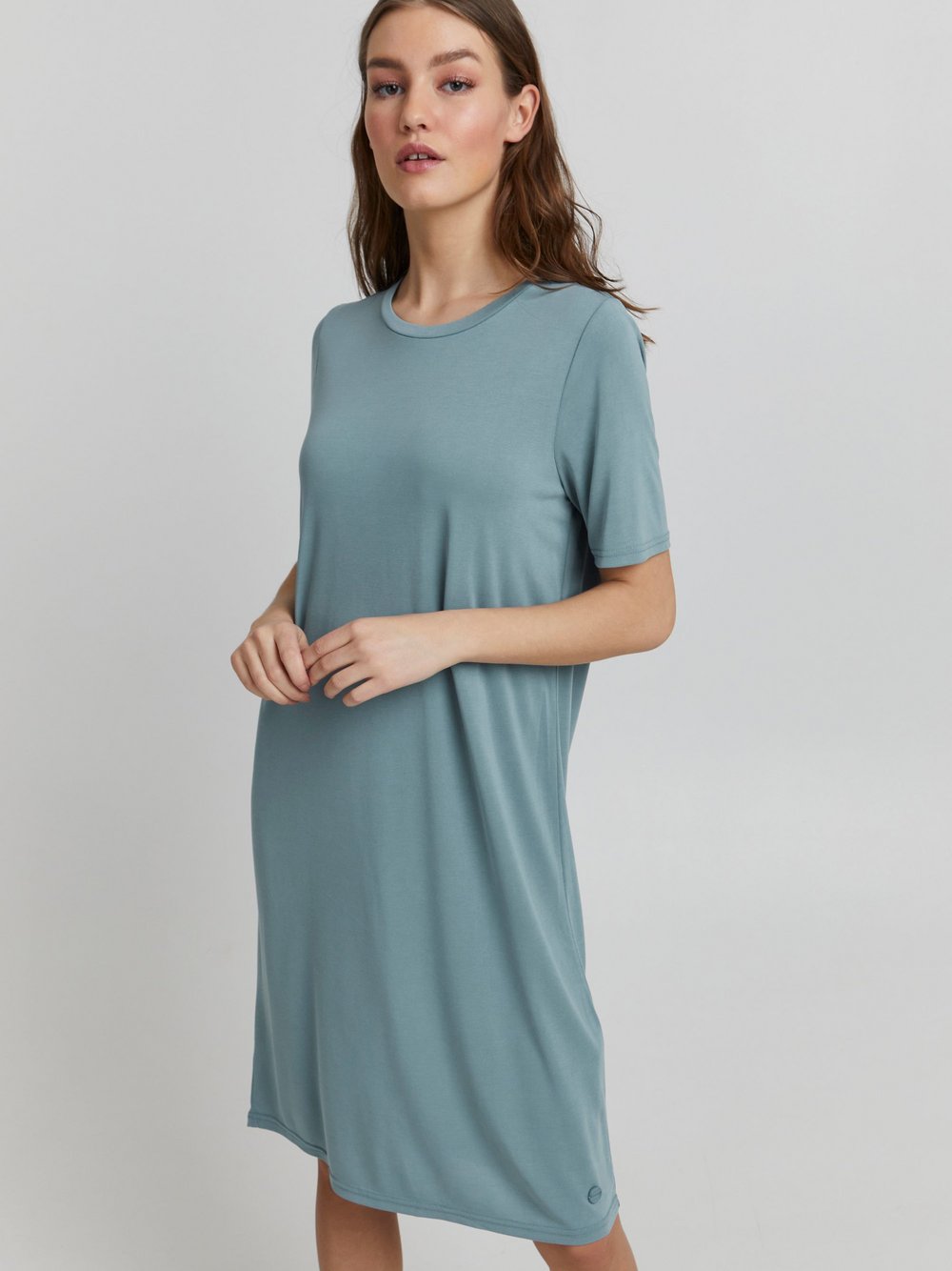 OXMO Blusenkleid Damen blau, S