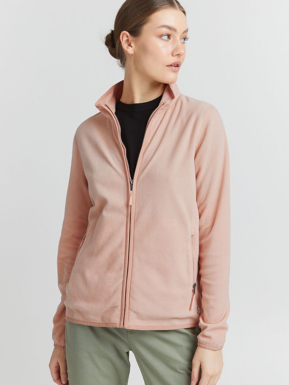 OXMO Fleecejacke Damen rosa, XS