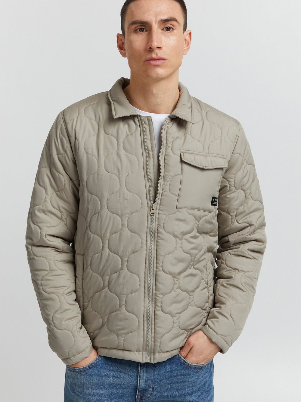 11 Project Steppjacke Herren beige, XXXL