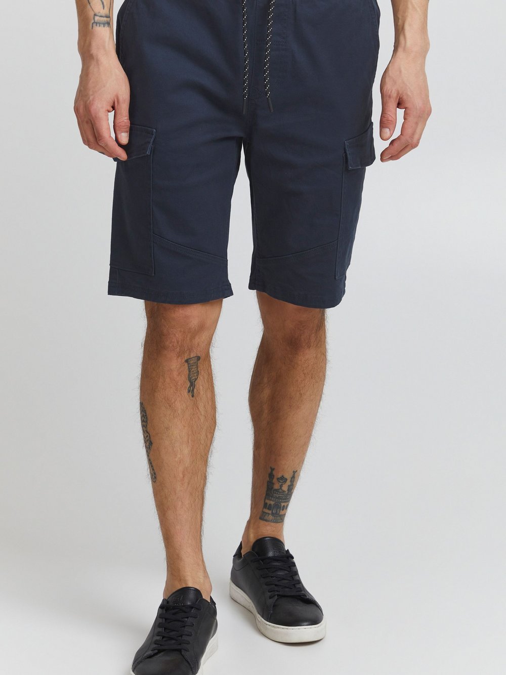 11 Project Cargoshorts Herren Baumwolle blau, L