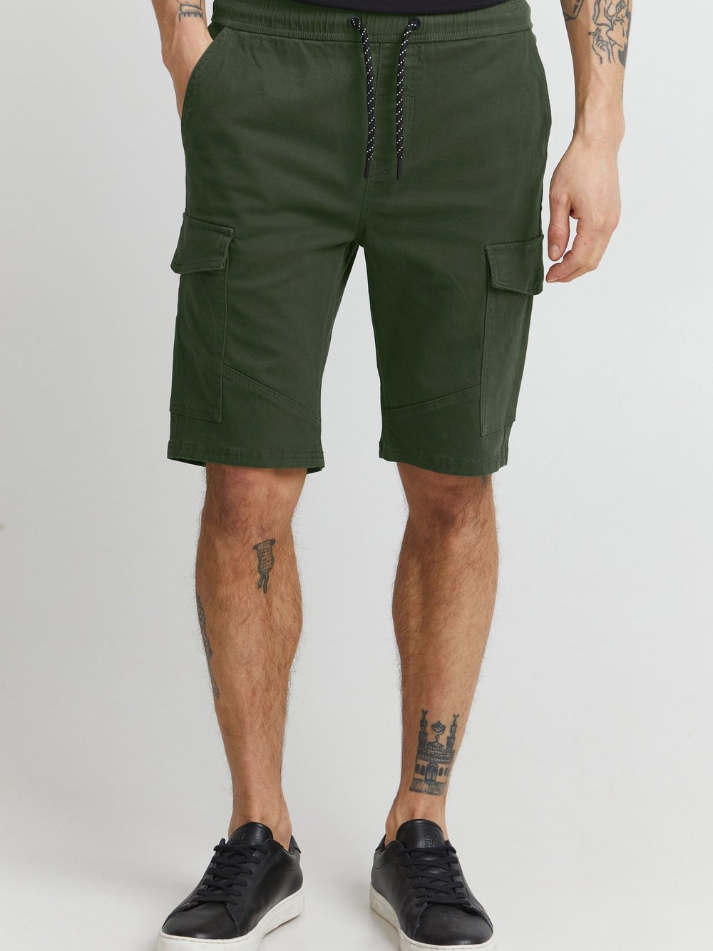 11 Project Cargoshorts Herren Baumwolle grün, XXL