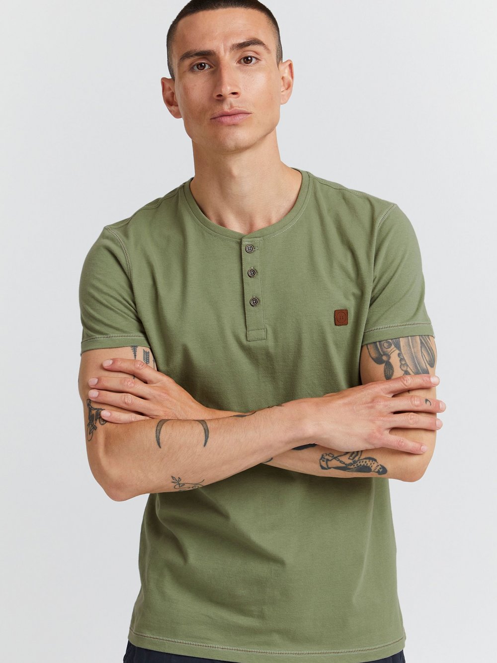 11 Project T-Shirt Herren Baumwolle grün, L
