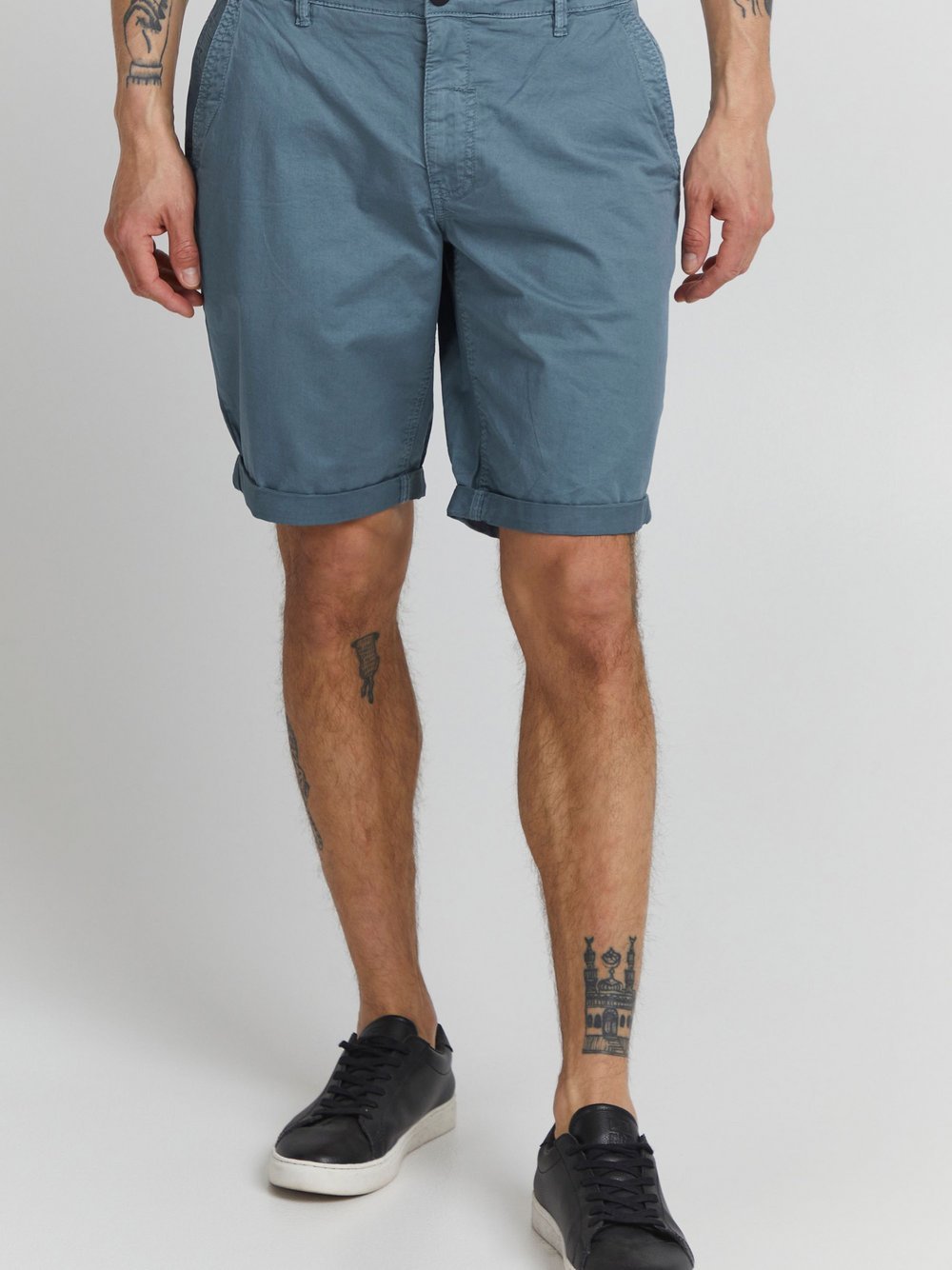 11 Project Chinoshorts Herren Baumwolle blau, XXXL