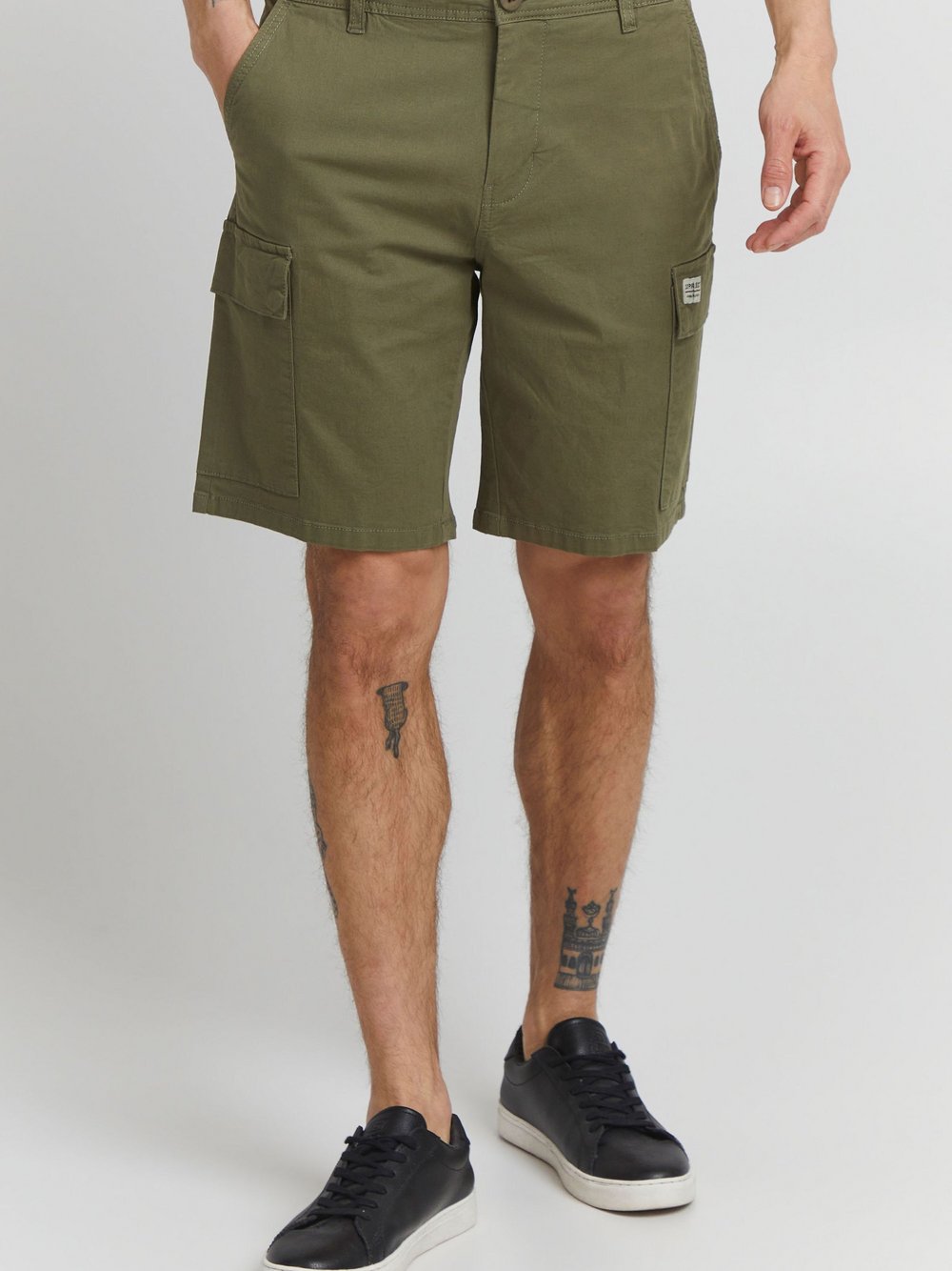 11 Project Cargoshorts Herren Baumwolle grün, L