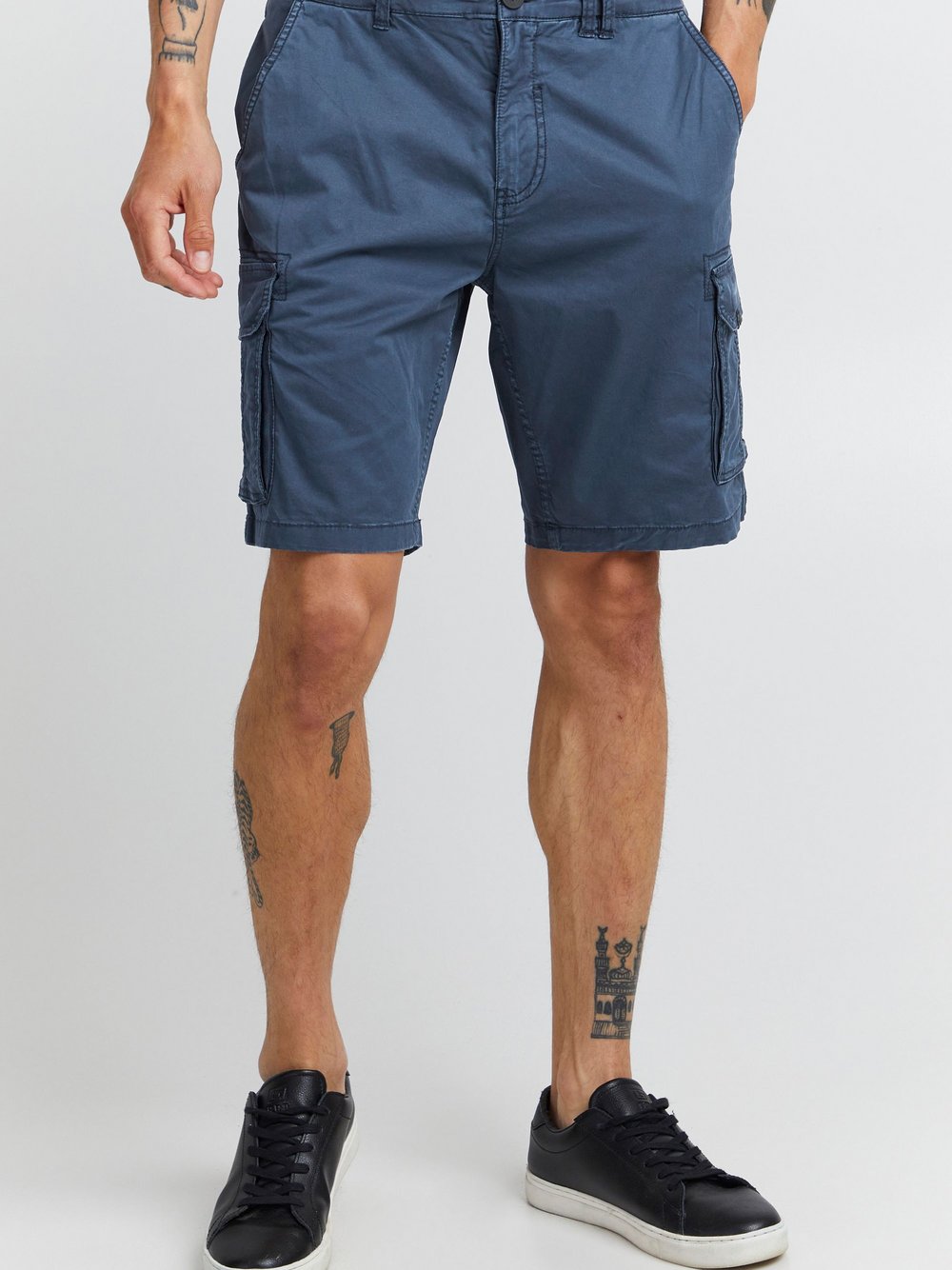 11 Project Cargoshorts Herren Baumwolle blau, L