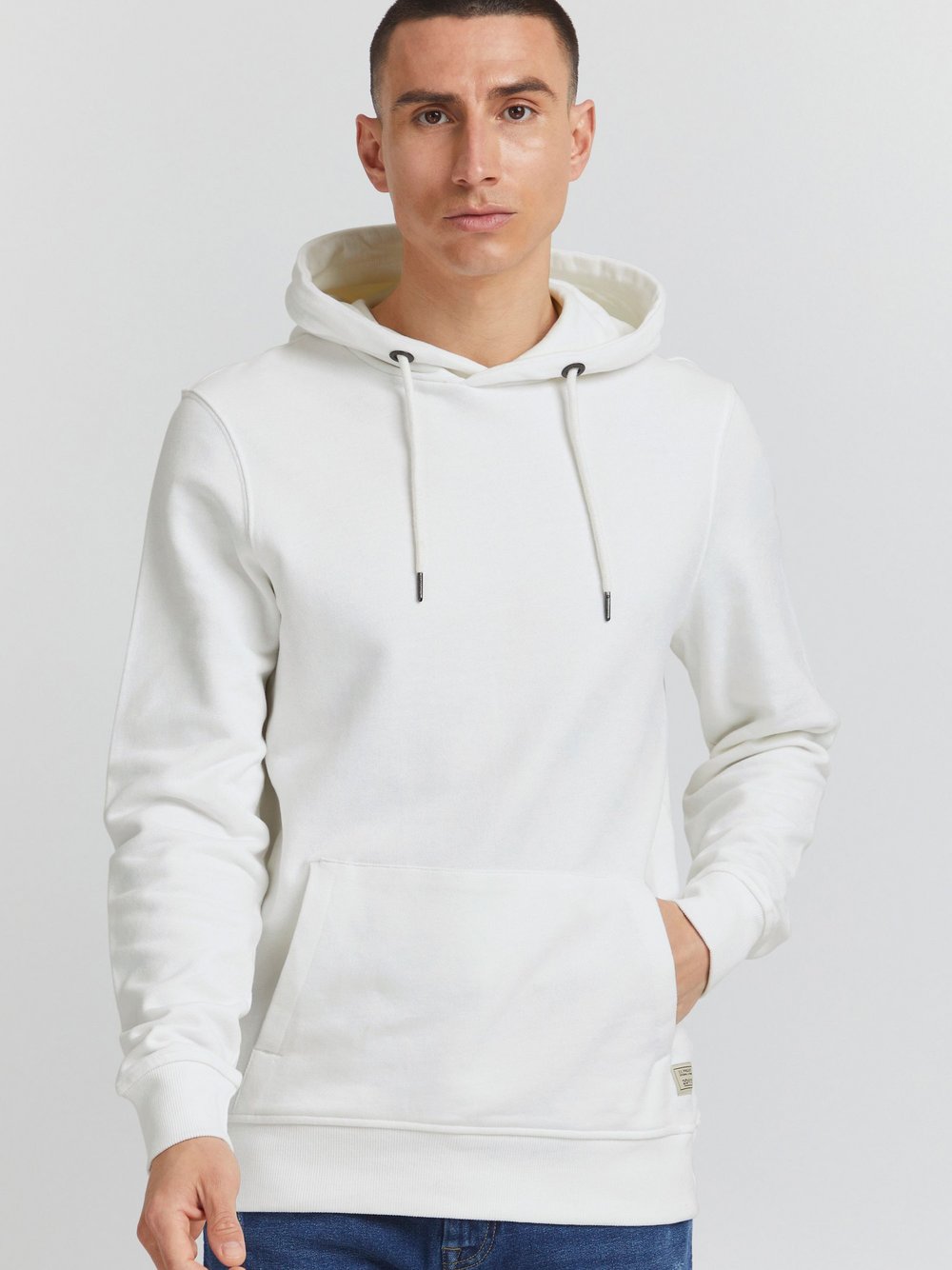 11 Project Hoodie Herren Baumwolle weiß, XXL