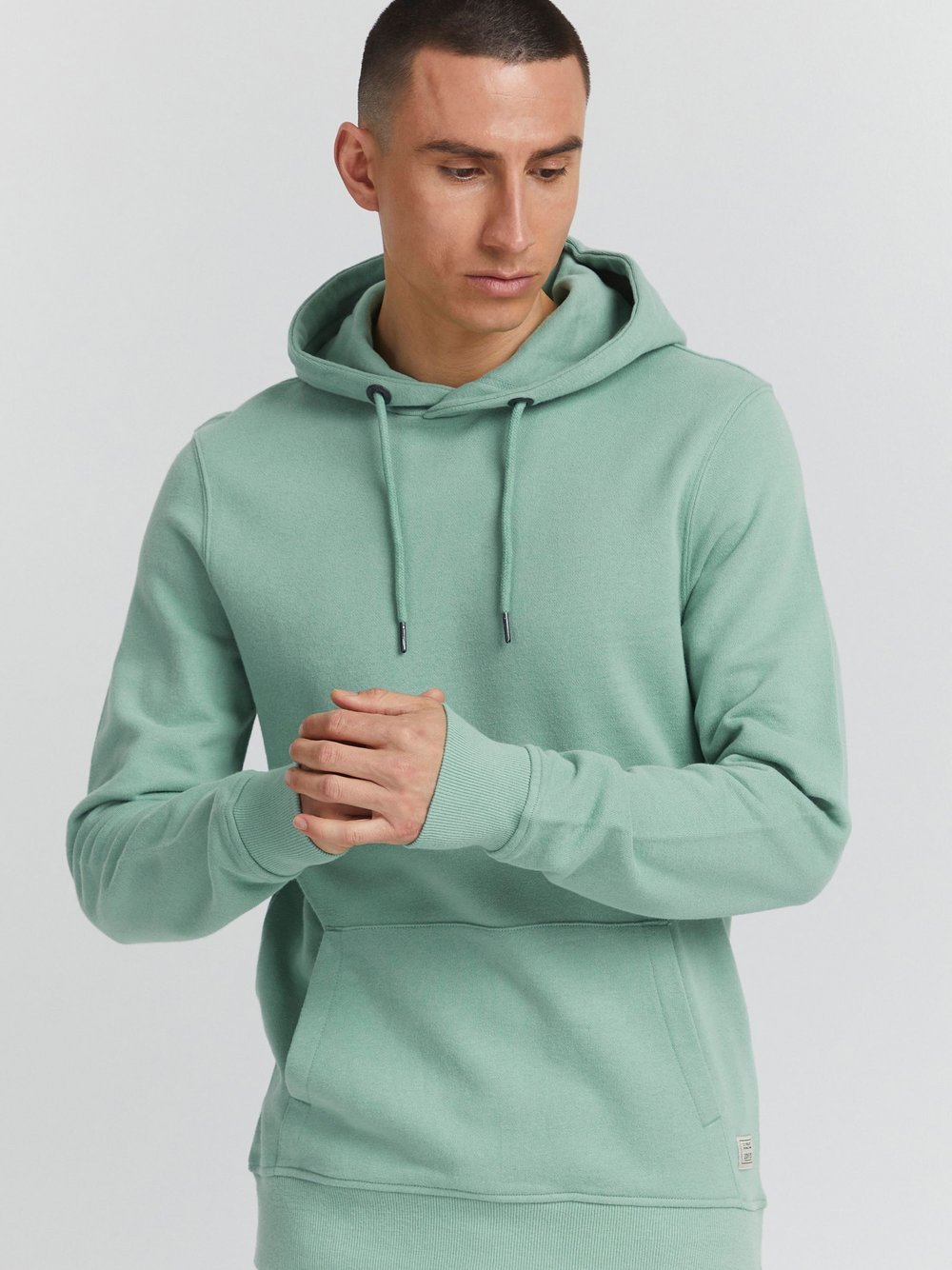 11 Project Hoodie Herren Baumwolle grün, L