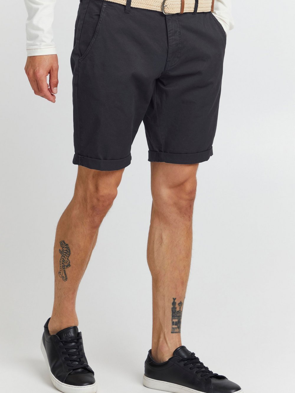 11 Project Chinoshorts Herren schwarz, L