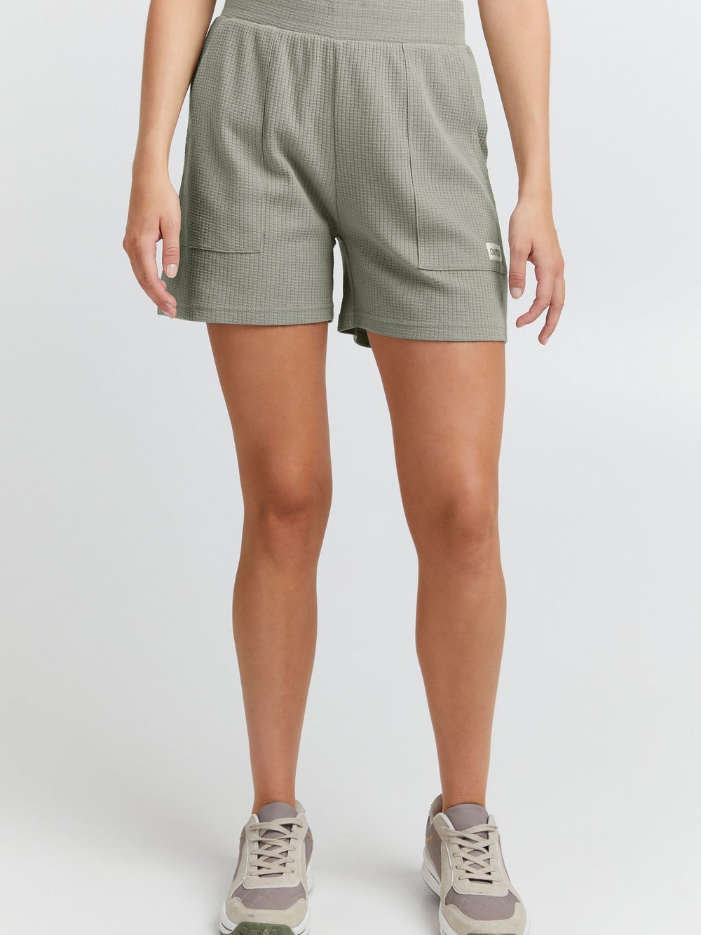 OXMO Shorts Damen Baumwolle grün, XXL