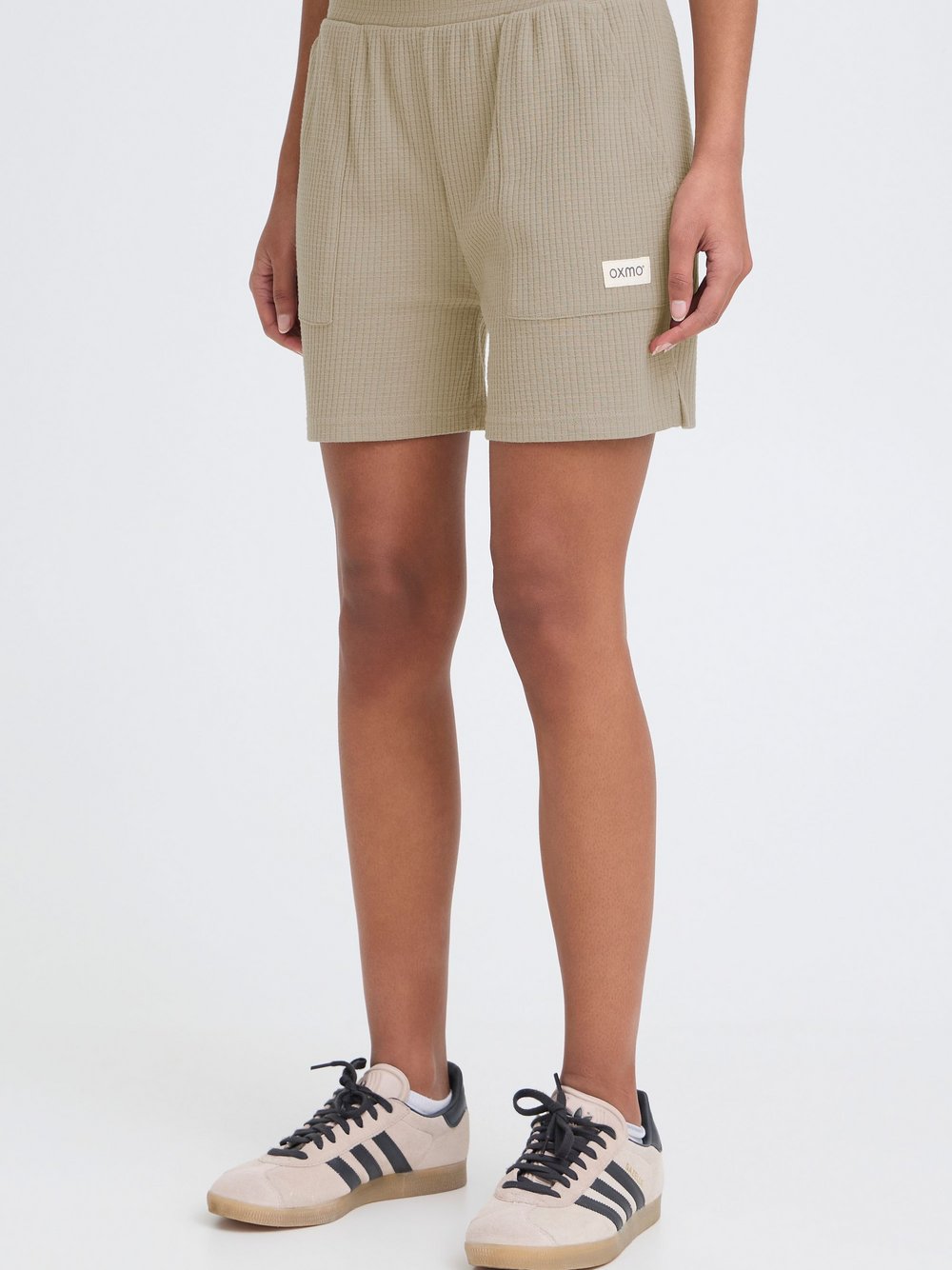 OXMO Shorts Damen Baumwolle beige, L