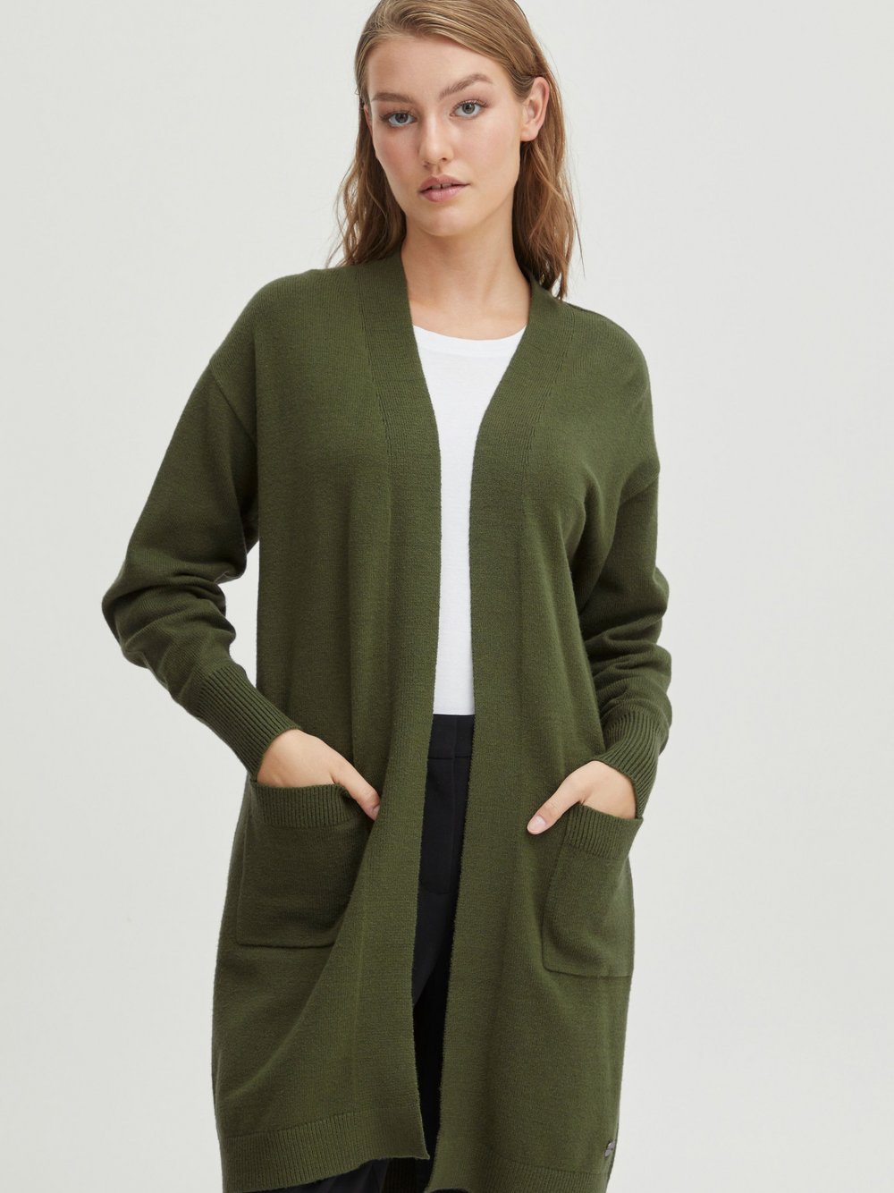 OXMO Strickjacke Damen grün, M