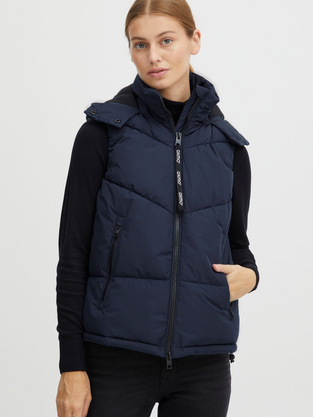 OXMO Steppweste Damen blau, XXL