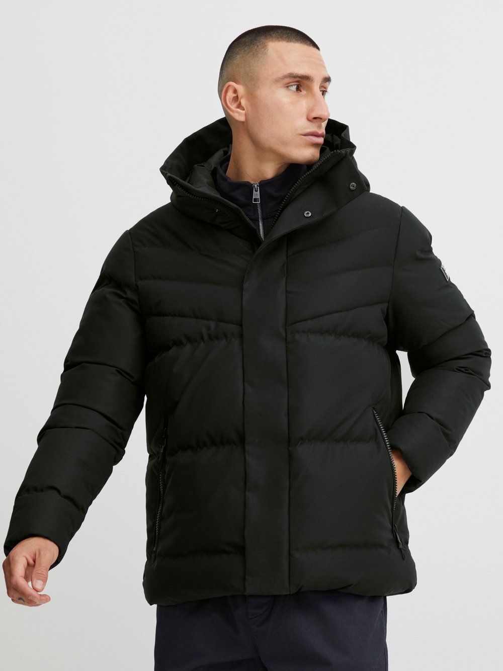 11 Project Steppjacke Herren schwarz, XXL