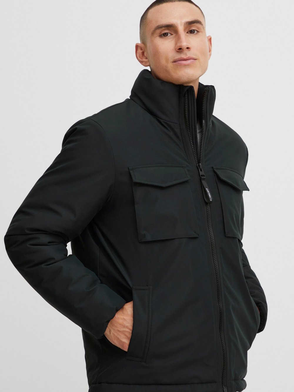 11 Project Kurzjacke Herren schwarz, L