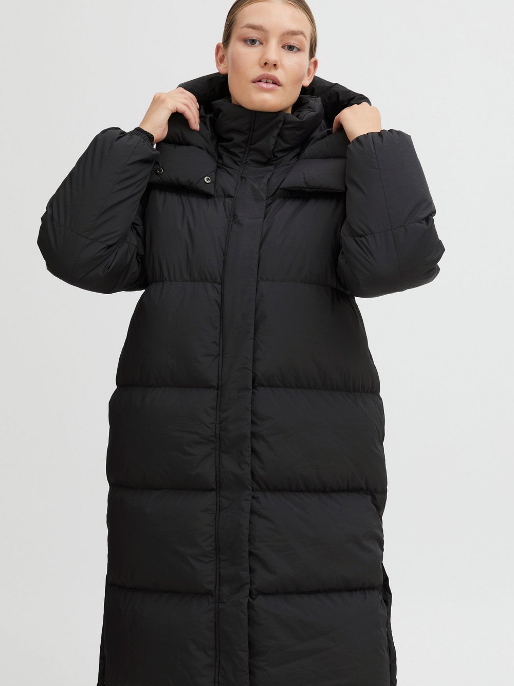 OXMO Steppmantel Damen schwarz, 38