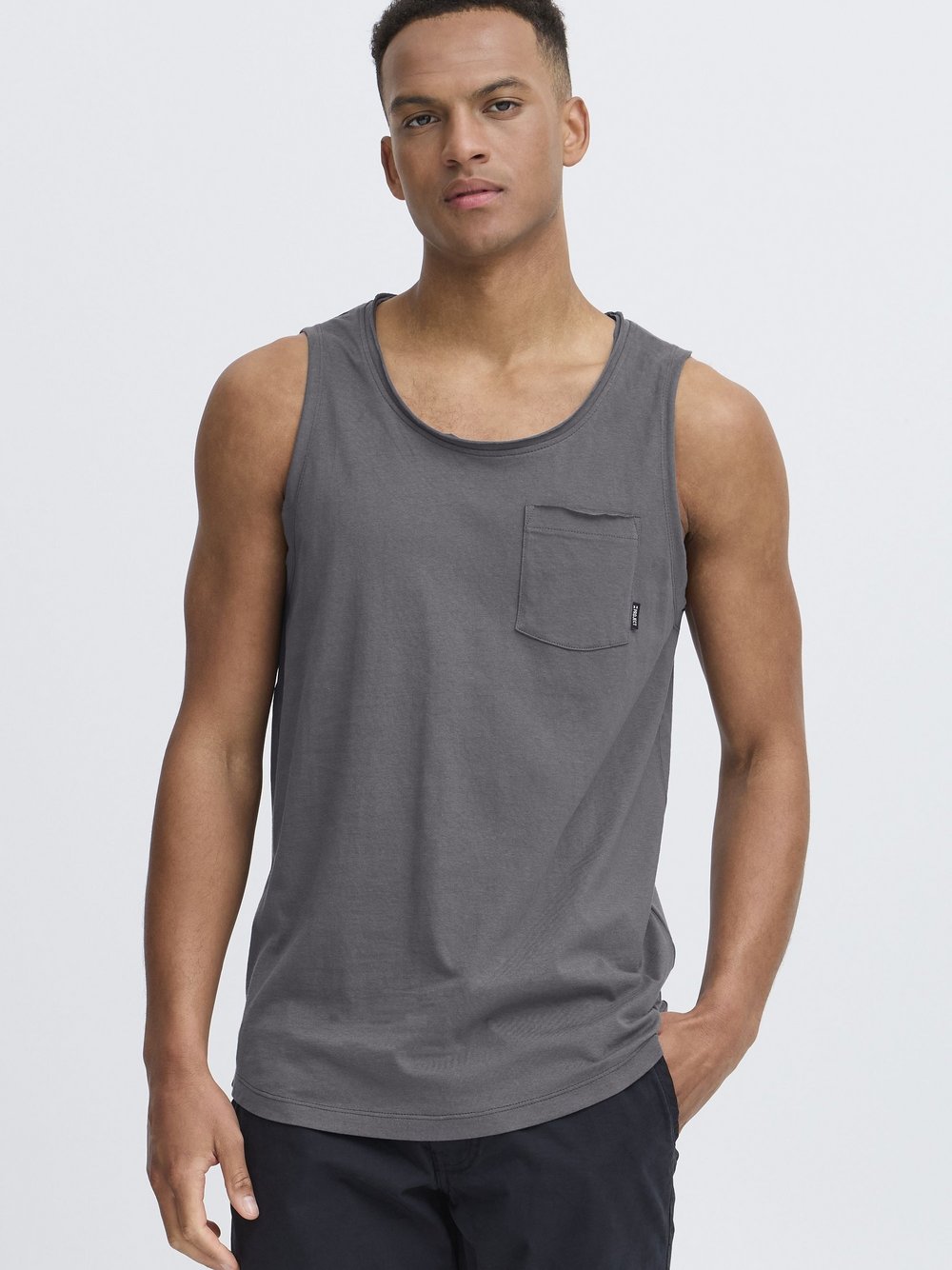 11 Project Tanktop Herren Baumwolle grau, XXL