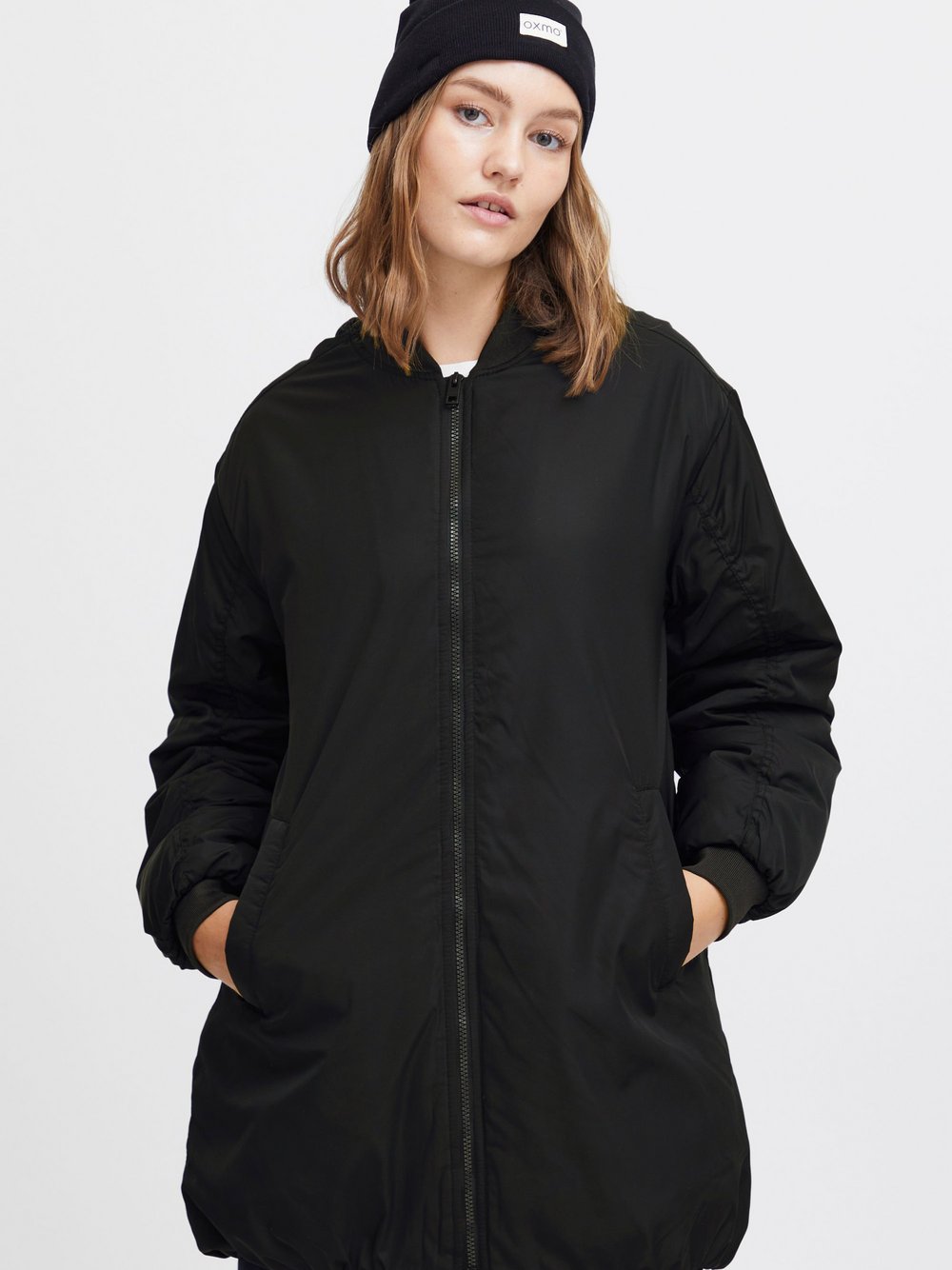 OXMO Bomberjacke Damen schwarz, 36