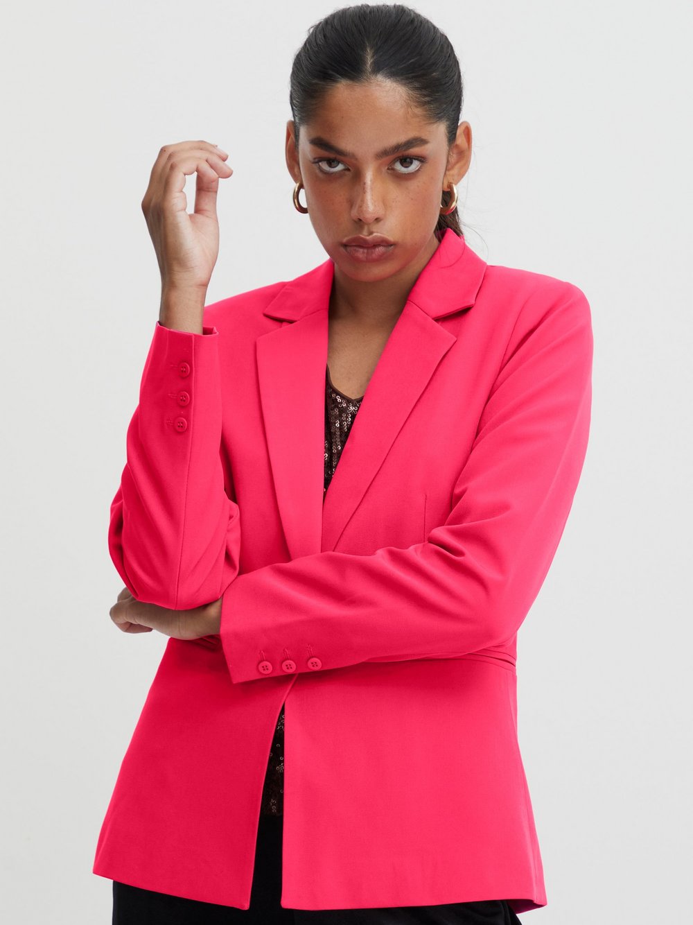 Thumbnail - Ichi Jackenblazer Damen pink, 42