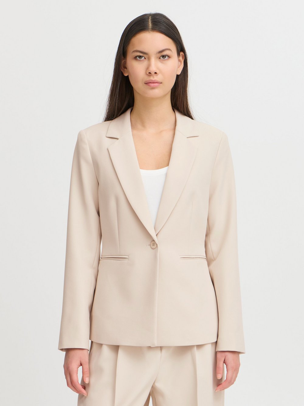 Ichi Jackenblazer Damen beige, 34
