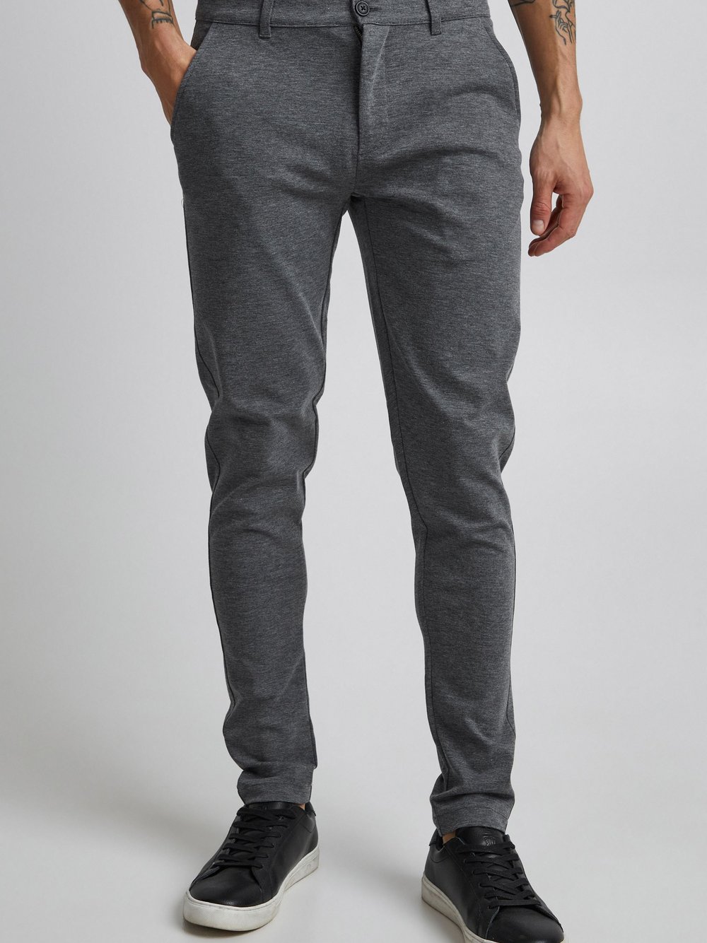 Solid Stoffhose Herren grau, 38-32