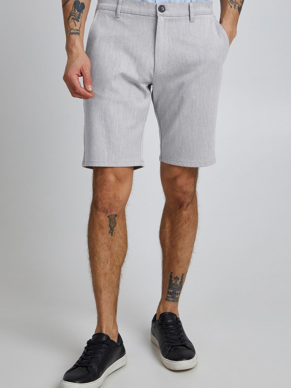 Solid Chinoshorts Herren grau, XXXL