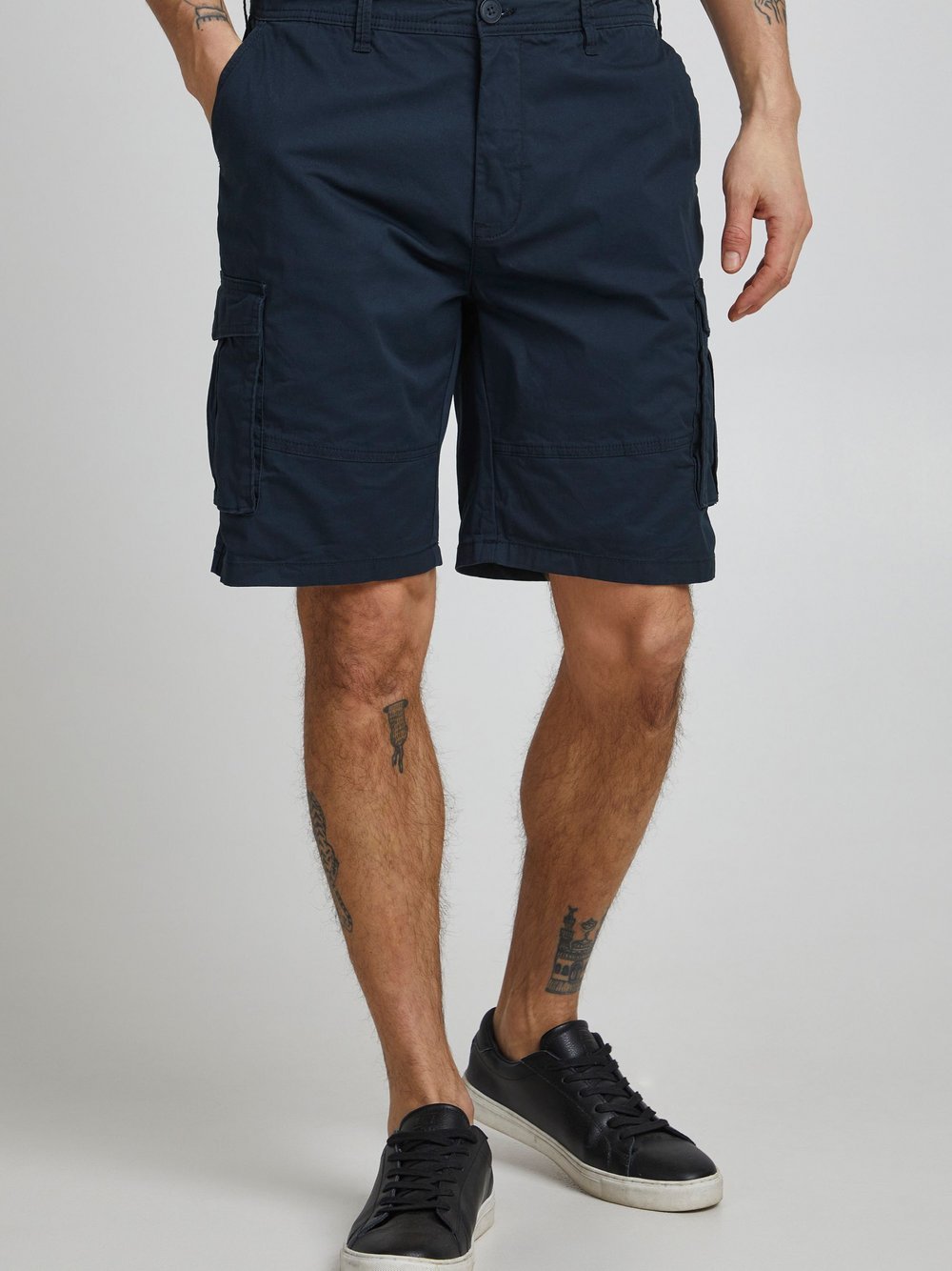 Solid Cargoshorts Herren Baumwolle blau, M