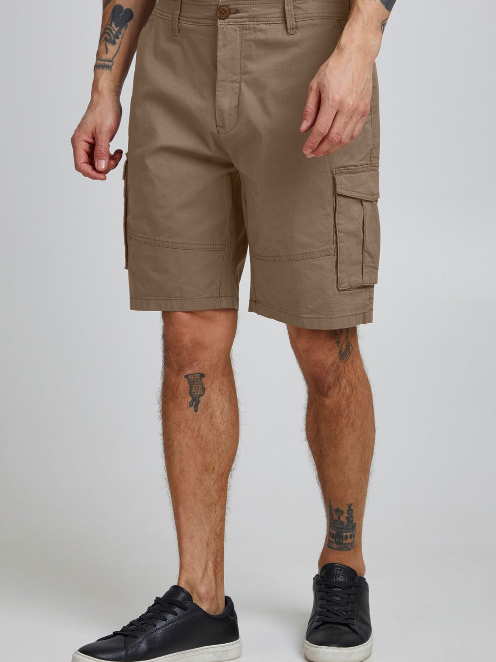 Solid Cargoshorts Herren Baumwolle braun, S