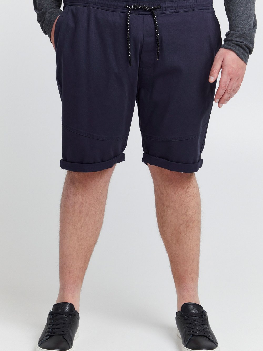 Solid Chinoshorts Herren Baumwolle blau, 5XL