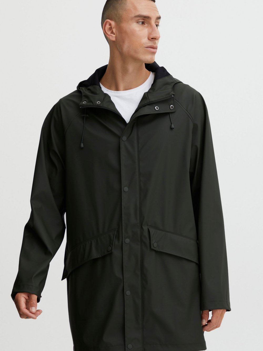 Solid Windbreaker Herren grün, XXL