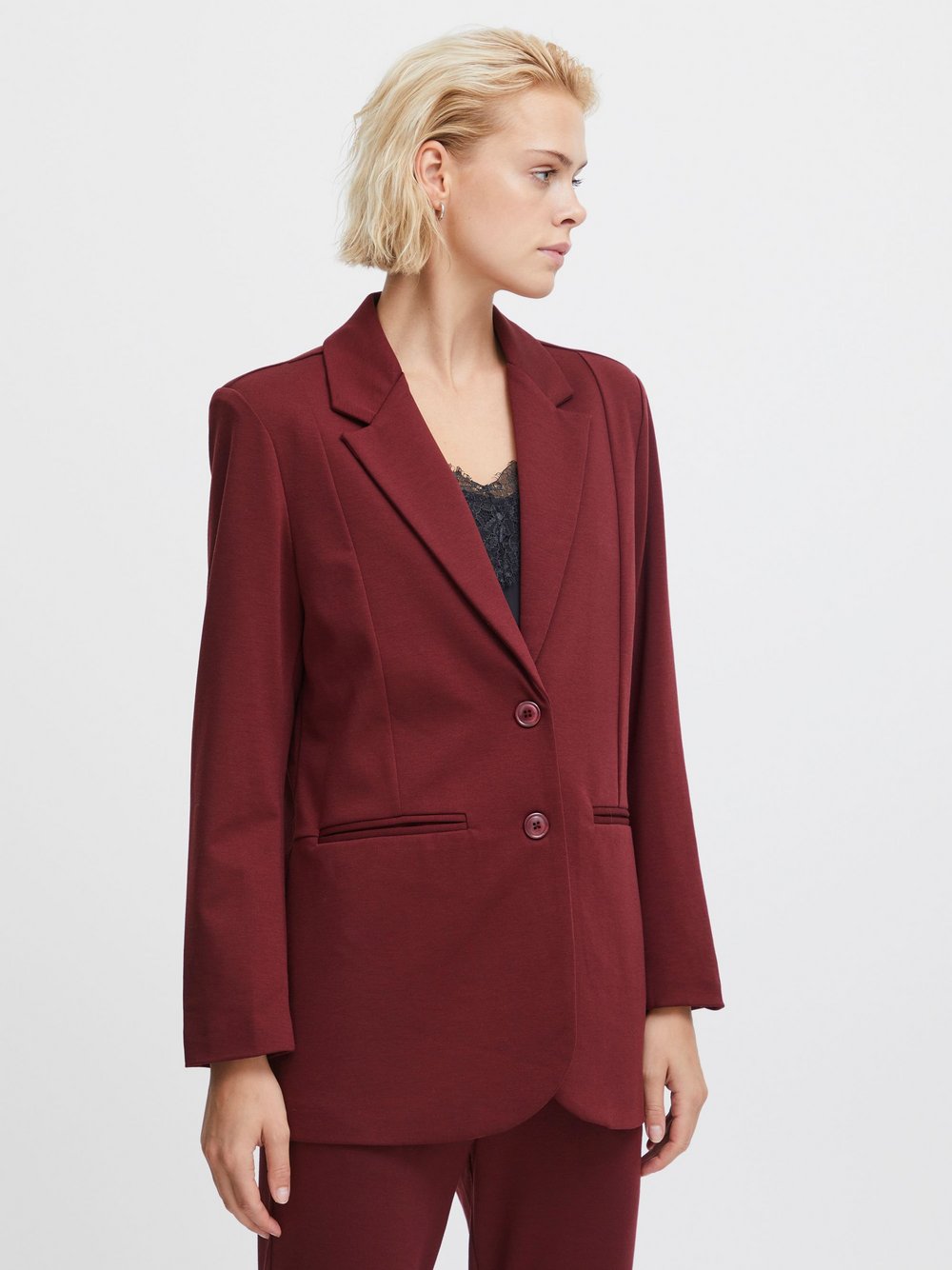 Ichi Jackenblazer Damen rot, XS