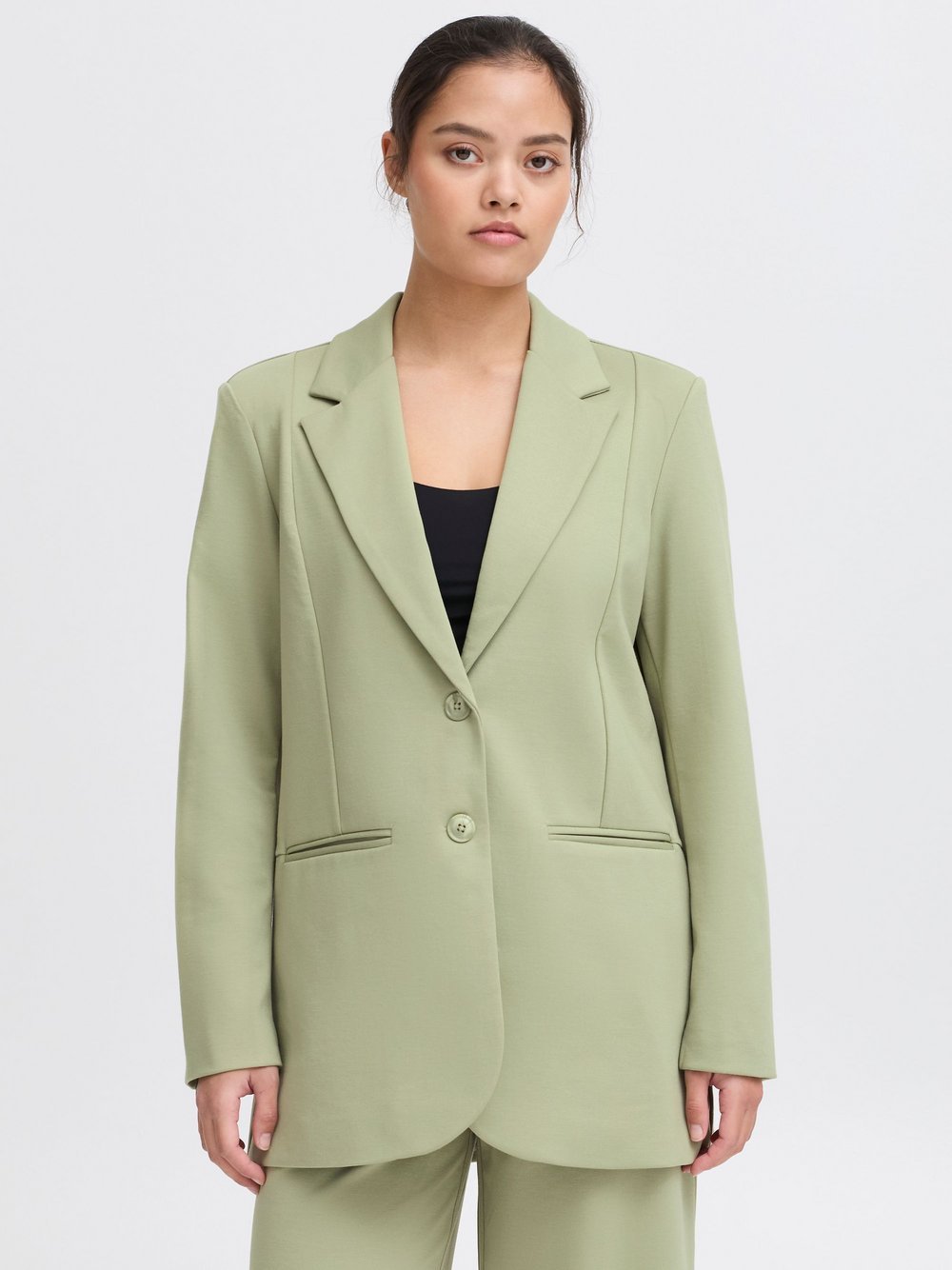 Ichi Jackenblazer Damen grün, XS