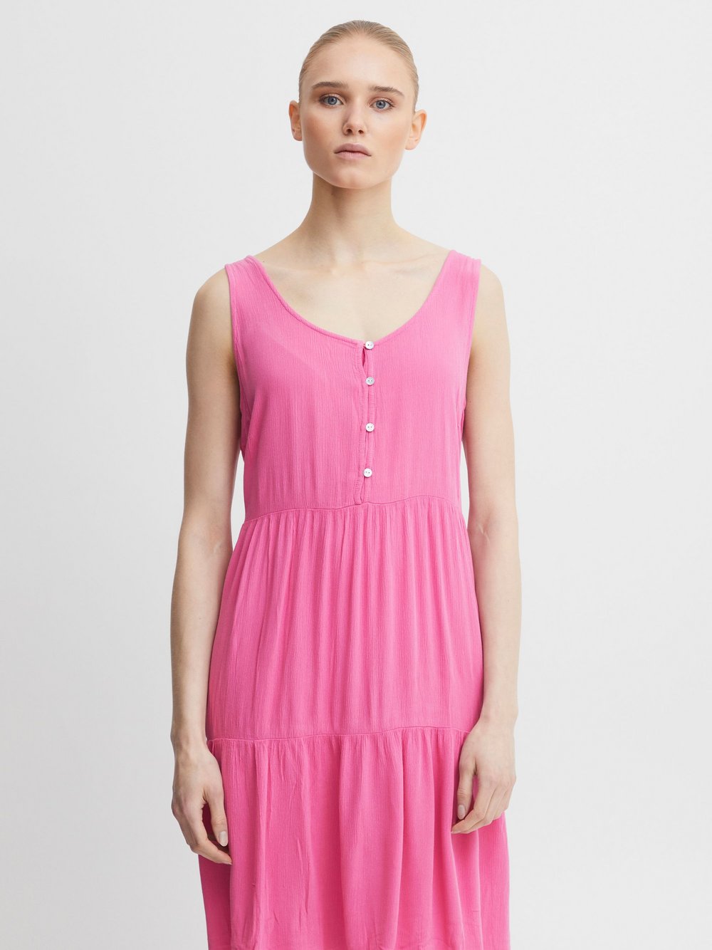 Ichi Freizeitkleid Damen Viskose pink, XL