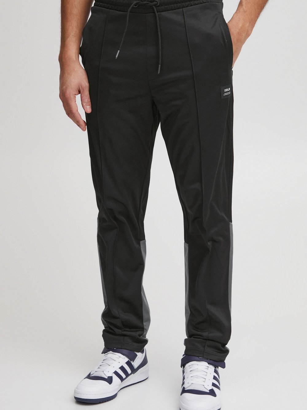 Solid Sweatpants Herren schwarz, L