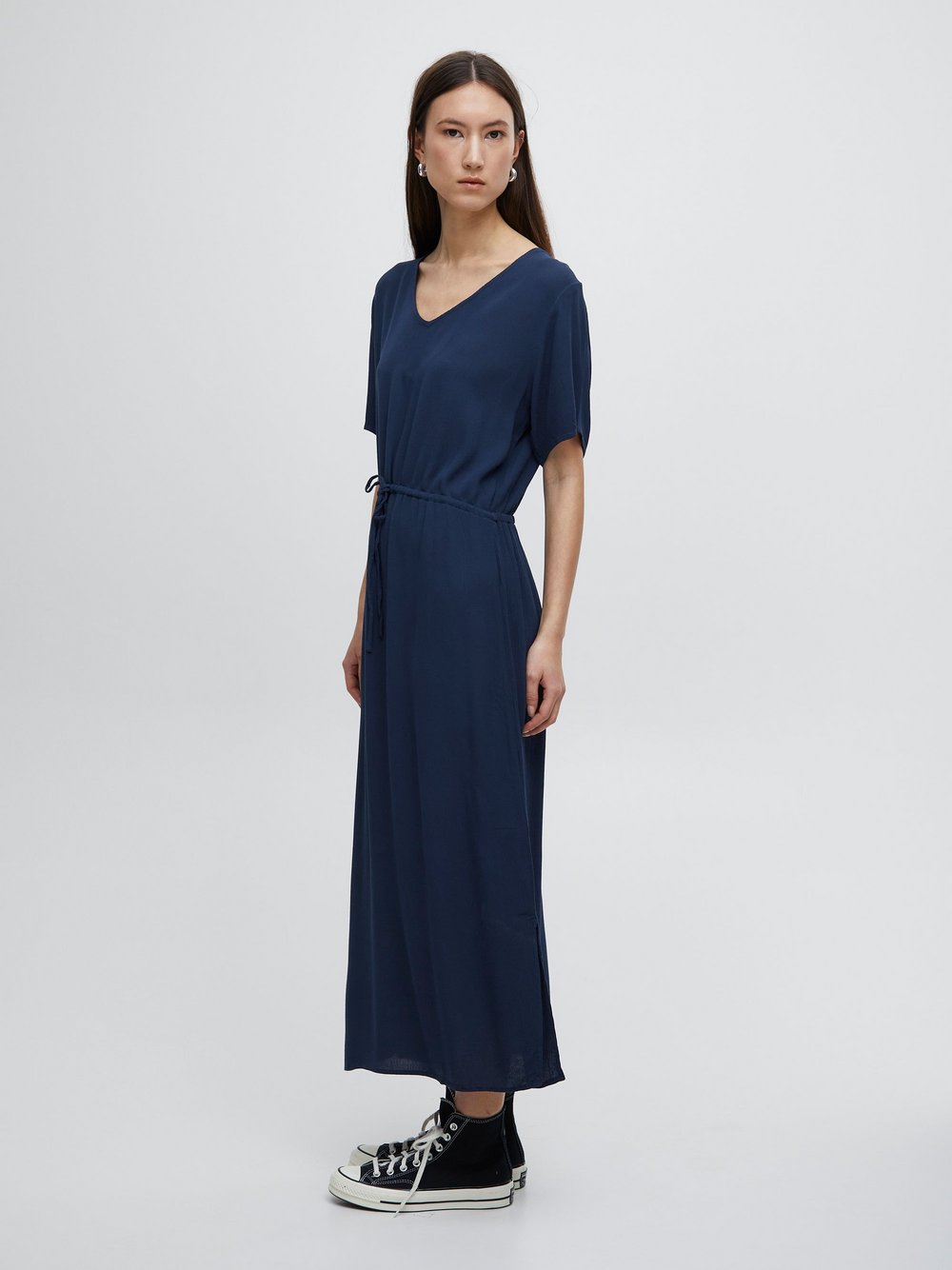 Ichi Sommerkleid Damen Viskose blau, L