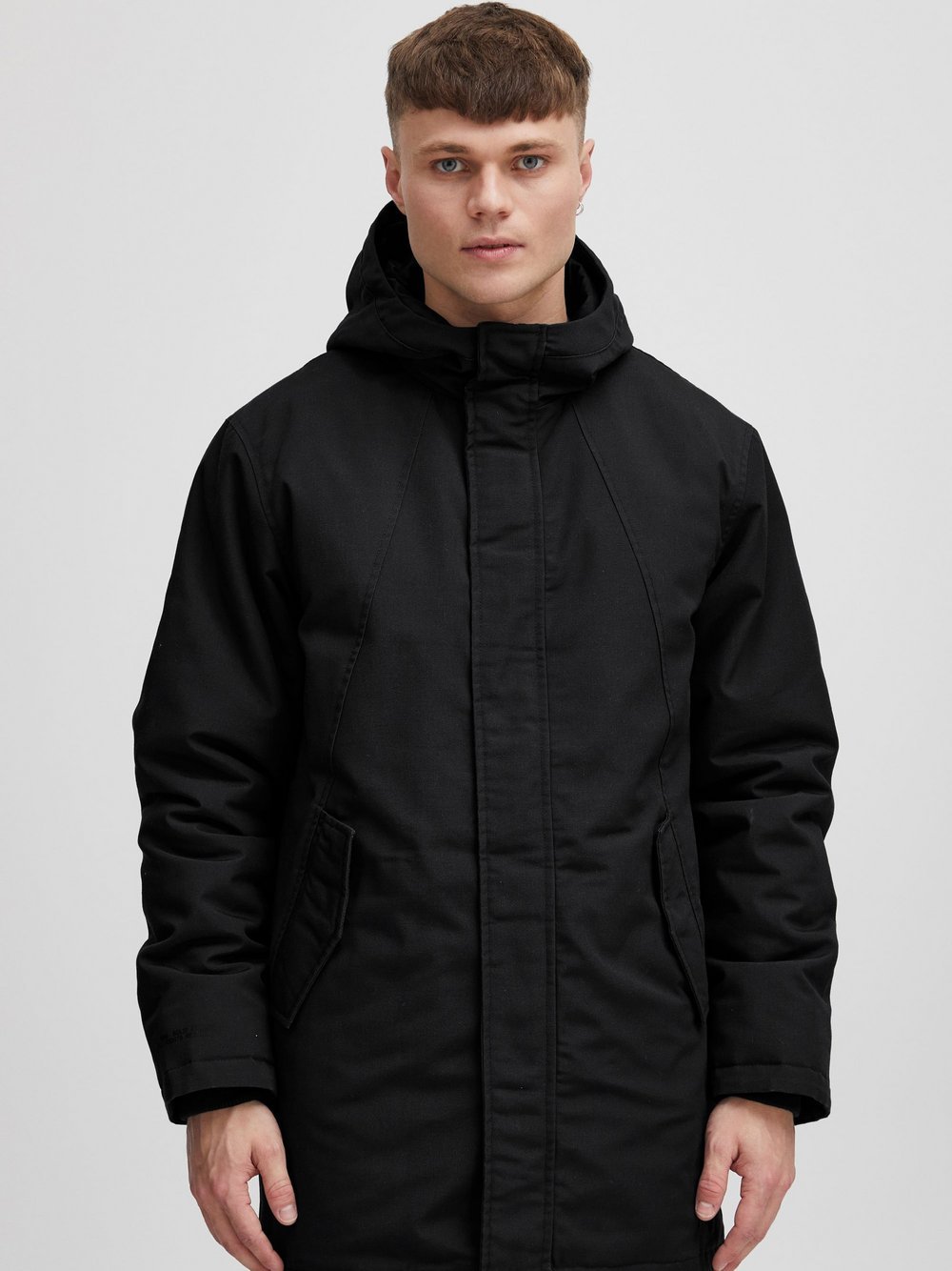 Solid Parka Herren schwarz, XXL