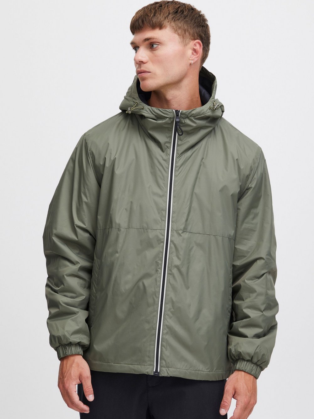 Solid Windbreaker Herren grün, L