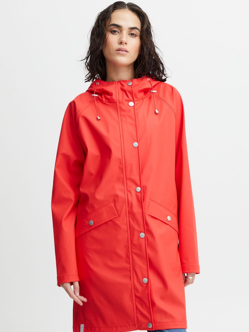 Ichi Regenjacke Damen rot, S