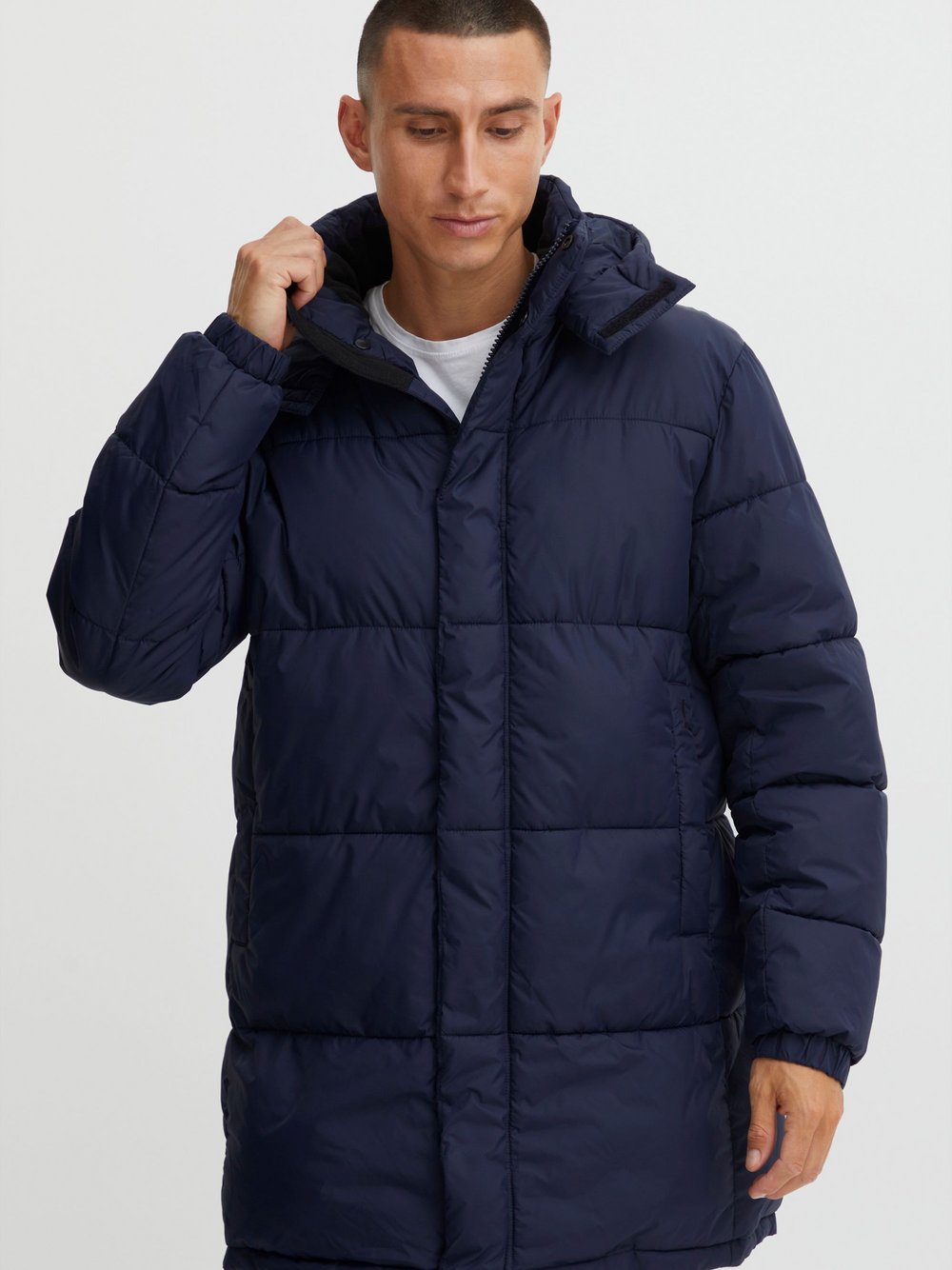 Solid Parka Herren blau, L