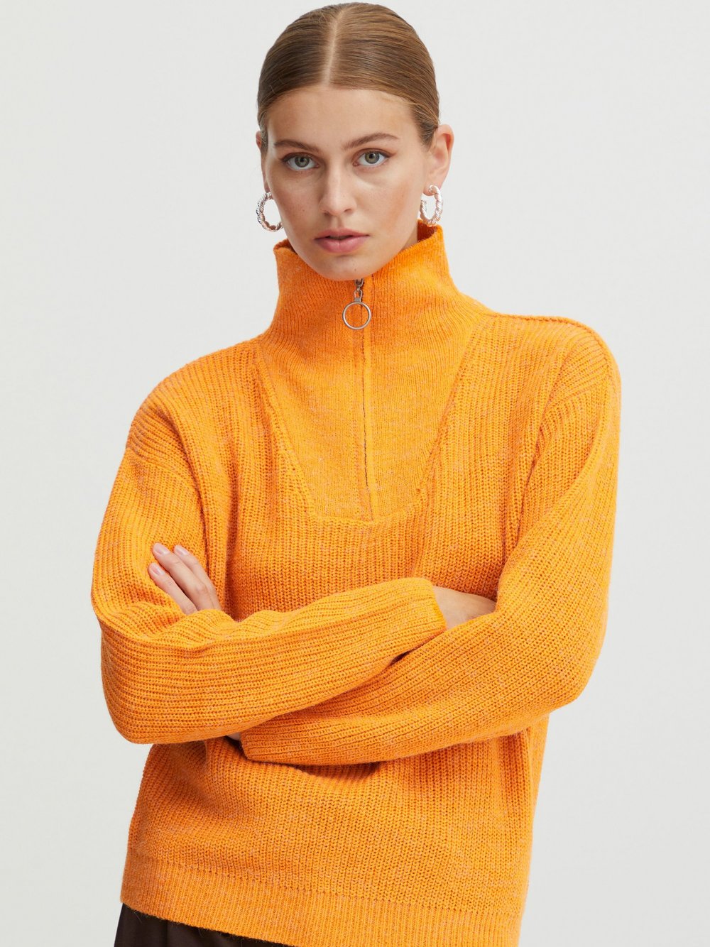 Ichi Troyer Damen orange, XXL