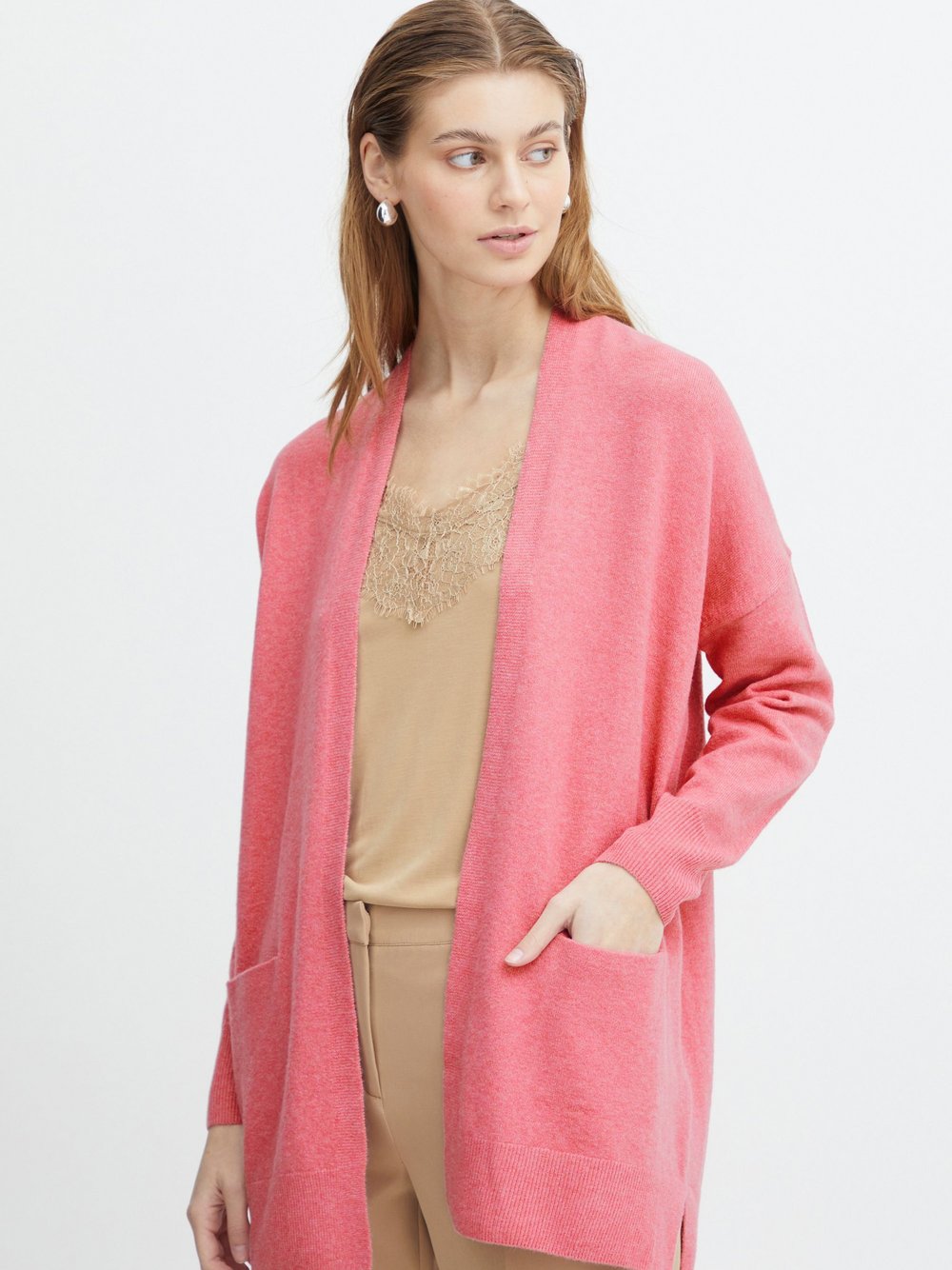 Ichi Cardigan Damen rosa, M/L